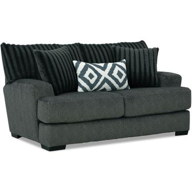 Loughlin Loveseat In Gun Metal