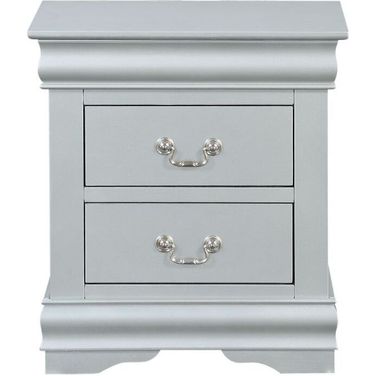 Louis Philippe III Nightstand (Platinum)