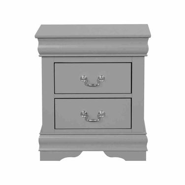 Louis Philippe Nightstand In Gray