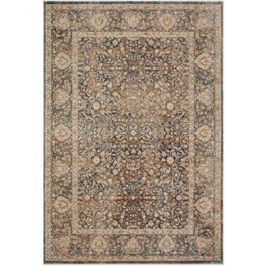 Lourdes Charcoal/Ivory 11'6" x 15'7" Rug