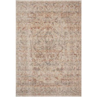 Lourdes Ivory/Spice 2'7" x 10' Rug