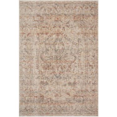 Lourdes Ivory/Spice 7'10" x 10' Rug