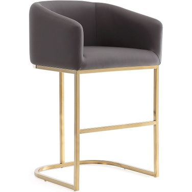 Louvre Barstool in Grey and Black