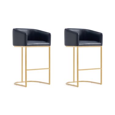 Louvre Barstool Set of 2 In Black