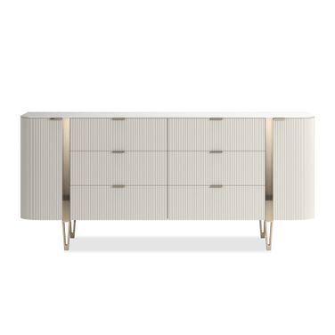 Love At First Sight 78 Inch Dresser In White