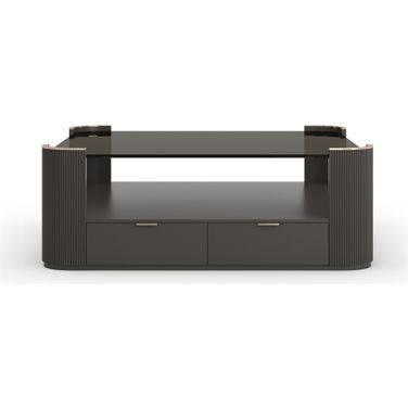 Love Square Cocktail Table In Brown