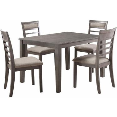 Lovell Gray 5 Piece Dining Set