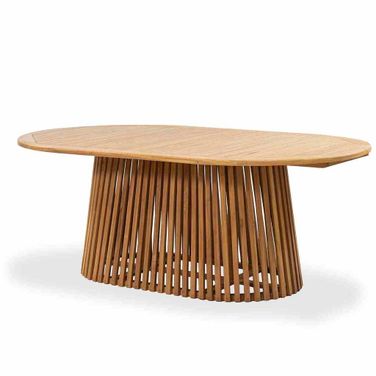 Lovina Oval Dining Table In Natural