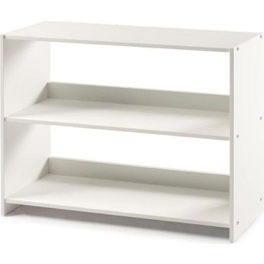 Low Loft Bookcase Shelf White