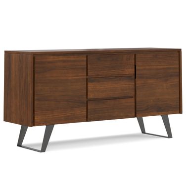 Lowry Sideboard Buffet In Walnut Veneer