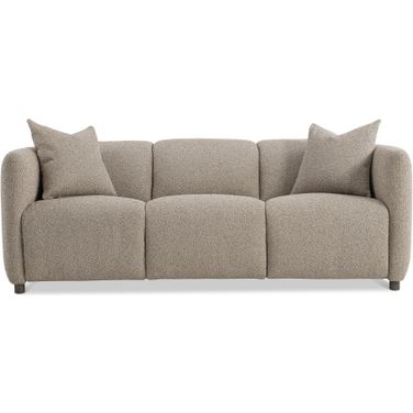 Luc Fabric Power Motion Sofa In Brown Boucle