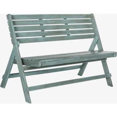 Luca Beach House Blue Folding Bench