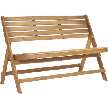 Luca Natural Brown Folding Bench
