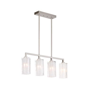 Lucallan Four Light Pendant In Silver
