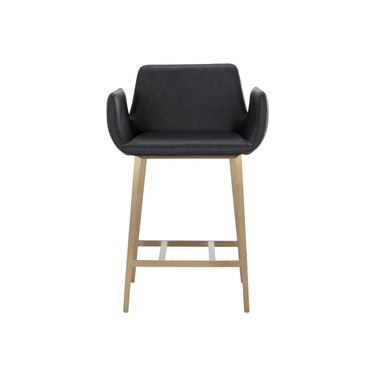 Lucano Counter Stool In Bravo Black