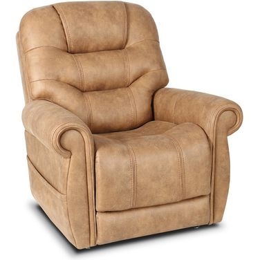 Lucas Power Lift Recliner with Power Head Rest, Power Lumbar and 3 Zone Heat In Silt
