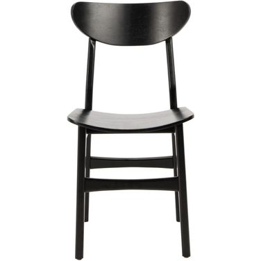 Lucca Black Retro Dining Chair Set of 2