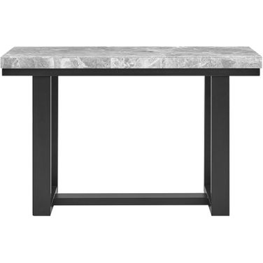 Lucca Marble Sofa Table In Gray