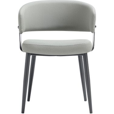 Luce Dining Chair In Stone Grey