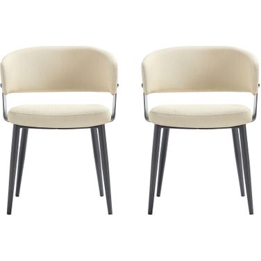 Luce Dining Chair Set of 2 In Sand