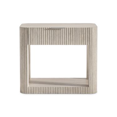 Lucerne Nightstand In Beige and Tan
