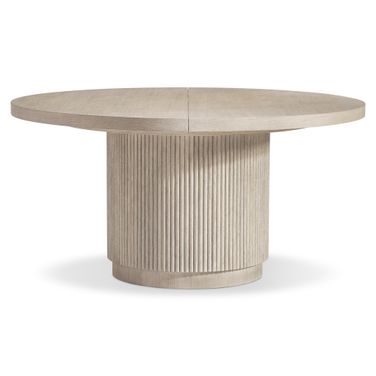 Lucerne Round Dining Table In Beige and Tan