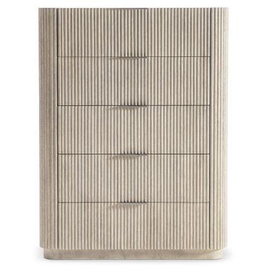 Lucerne Tall Drawer Chest In Beige and Tan