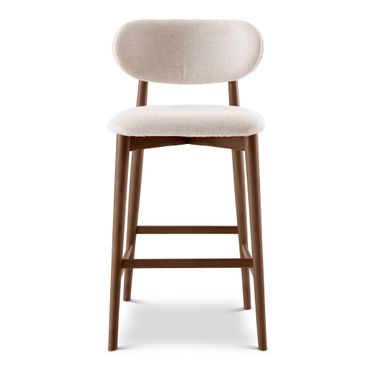 Lucia Bar Stool In Harvest Natural and Nogal