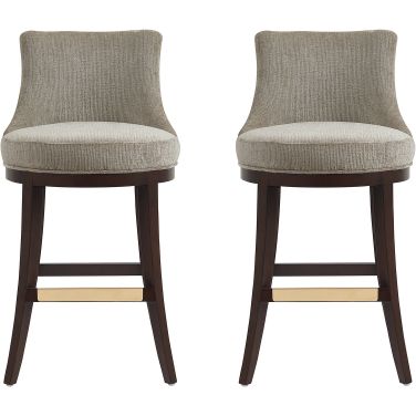 Lucia Barstool Set of 2 In Taupe