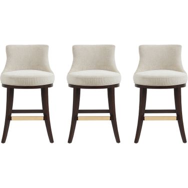 Lucia Counter Stool Set of 3 In Natural