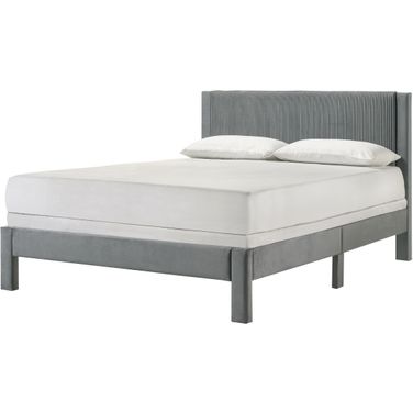Lucia Full Bed In Light Grey