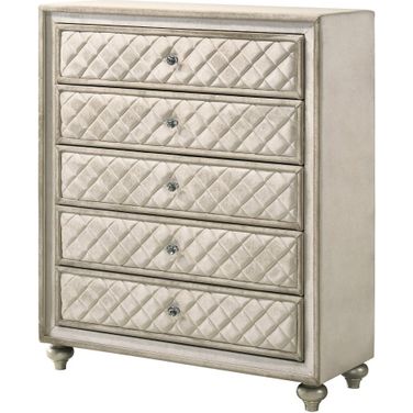 Lucienne Chest In Beige Velvet