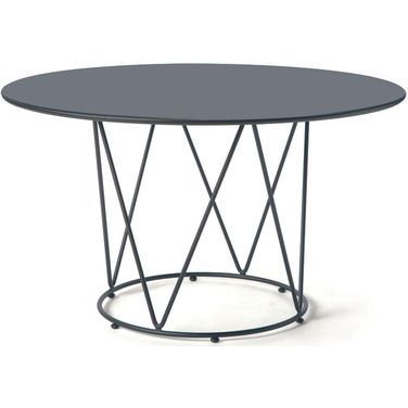 Lucy 43 Inch Round Dining Table In Grey