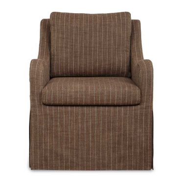 Luisa Swivel Chair In Brown