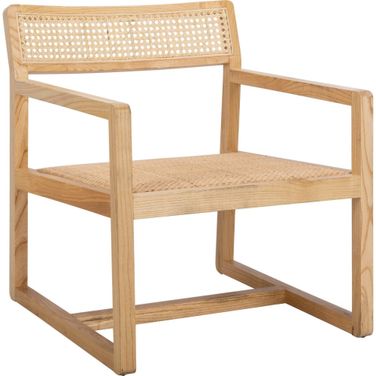 Lula Natural Cane Accent Chair