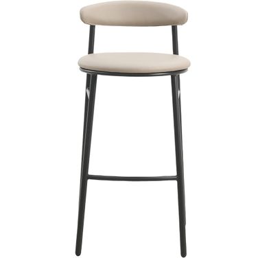 Lume Barstool In Dark Taupe