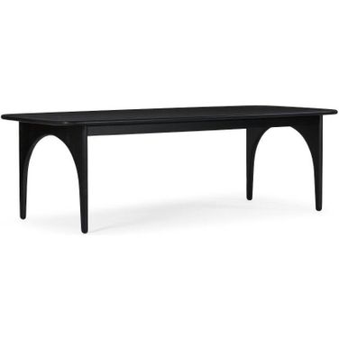 Luna Dining Table In Charcoal