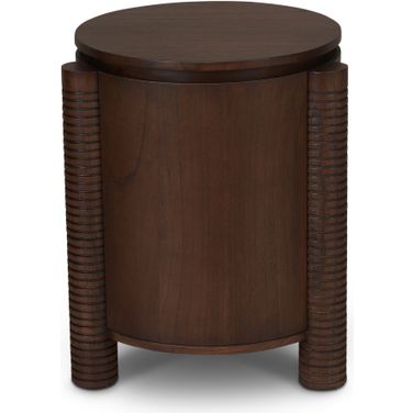 Luna End Table In Roasted Coffee