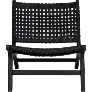 Luna Leather Woven Accent Chair ACH1002D