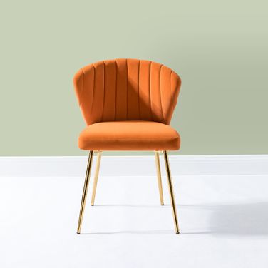 Luna Side Chair In Orange