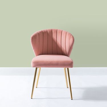 Luna Side Chair In Pink