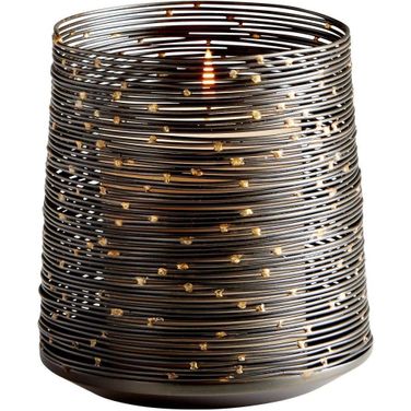 Luniana Antique Black Large Candleholder