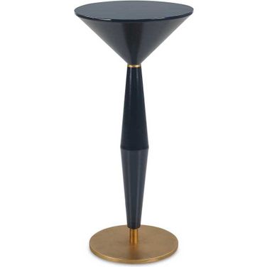 Luster Accent Table In Blue