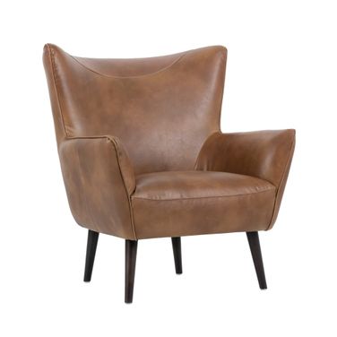 Luther Lounge Chair In Tobacco Tan