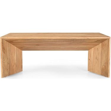 Lux 48 Inch Angled Coffee Table In Natural