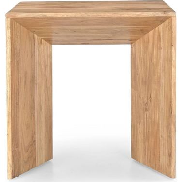 Lux Angled End Table In Natural