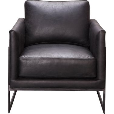 Luxe Black Club Chair