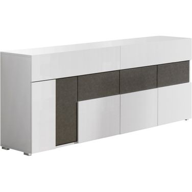 Luxuria Buffet In White and Grey