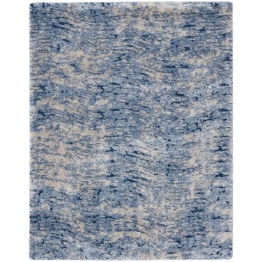 Luxurious Shag 7'10" x 9'10" Shag Indoor Rug In Light Blue