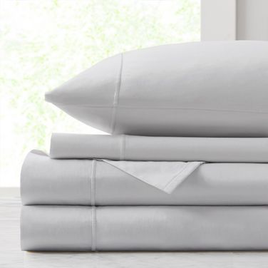 Luxury Egyptian 500TC Cotton King Sheet Set In Grey